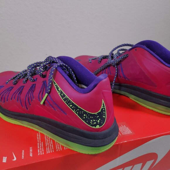 Size 11.5 - Nike Air Max LeBron 10 Low LeBroncurial Beautiful Vibrant Colors - Picture 9 of 9
